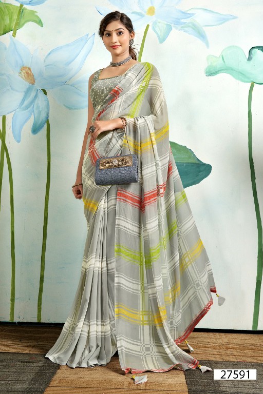 VALLABHI PRINTS LAUNCH VIRUKA HIT DESIGN DAILY WEAR FANCY SAREE SUPPLIER