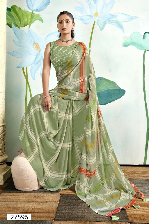 VALLABHI PRINTS LAUNCH VIRUKA HIT DESIGN DAILY WEAR FANCY SAREE SUPPLIER