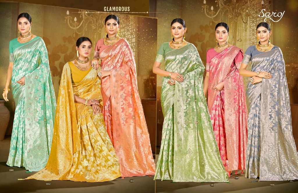 Saroj Sparkle Saroski Vol-1 Wholesale Soft Silk Rich Pallu Ethnic Sarees