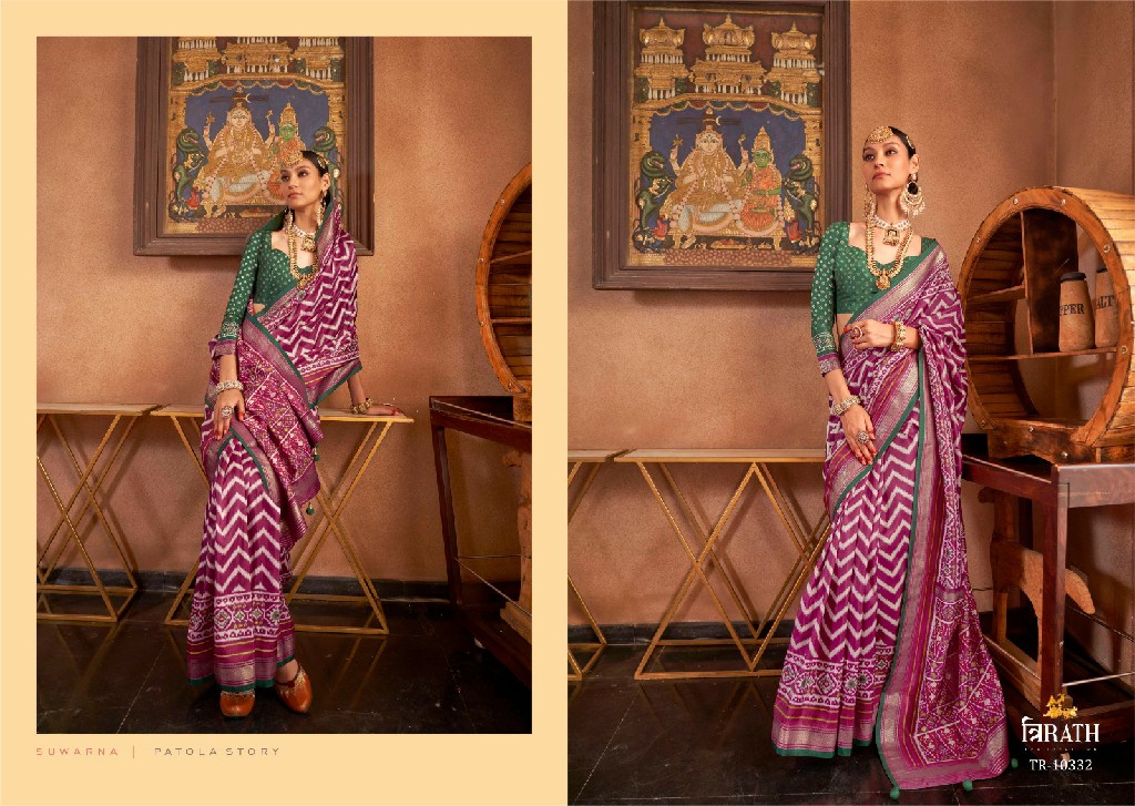 Trirath Suwarna Patola Wholesale Kandora Belt With Function Wear Sarees