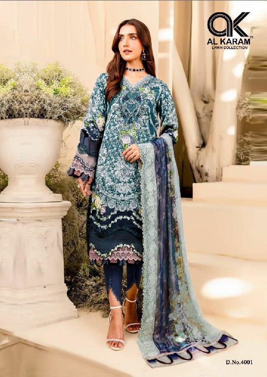 Al Karam Firdous Exclusive Collection Vol-4 Wholesale Work Dress Material