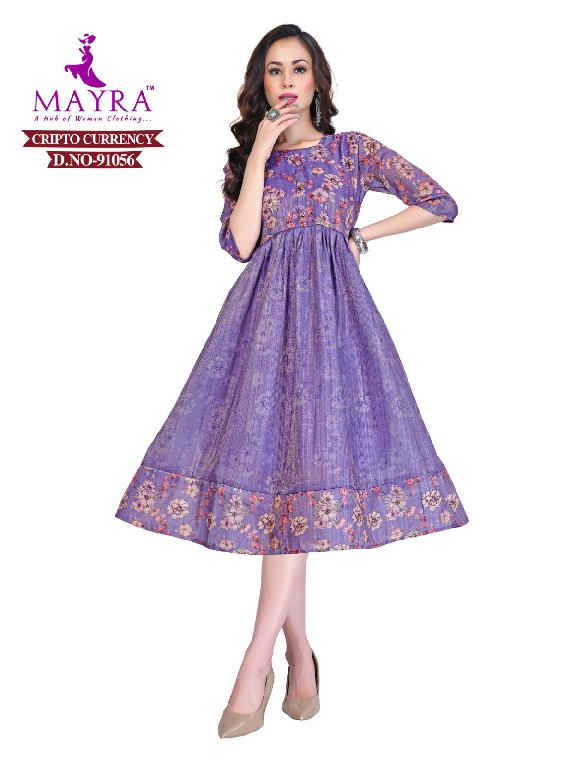 Mayra Cripto Currency Wholesale Short Flair Kurtis Combo