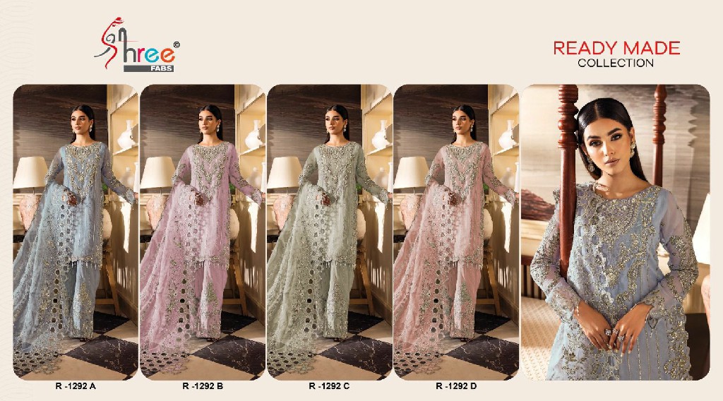 Shree Fabs R-1292 Wholesale Readymade Indian Pakistani Suits