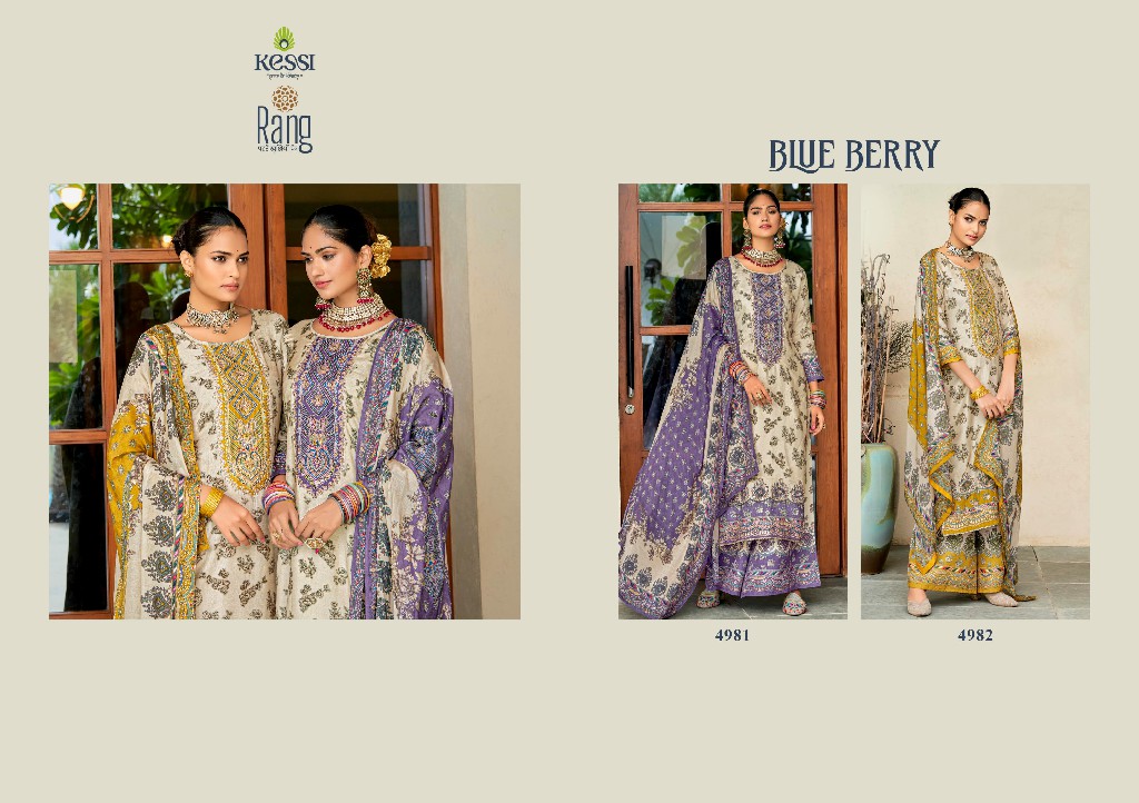 BLUE BERRY BY RANG LATEST DESIGN DIGITAL PRINT SWAROVSKI WORK PAKISTANI DRESS