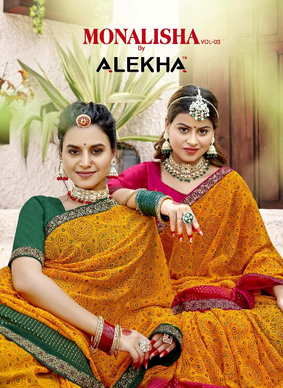 Alekha Monalisha Vol-3 Wholesale Ethnic Sarees