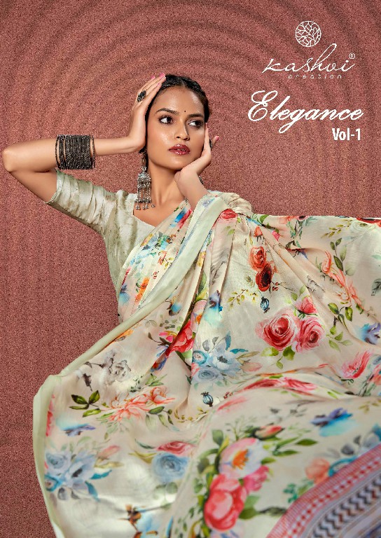 Kashvi Elegance Vol-1 Wholesale Satin Chiffon Ethnic Sarees