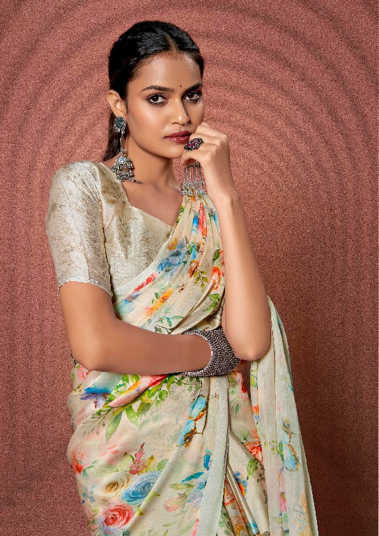 Kashvi Elegance Vol-1 Wholesale Satin Chiffon Ethnic Sarees