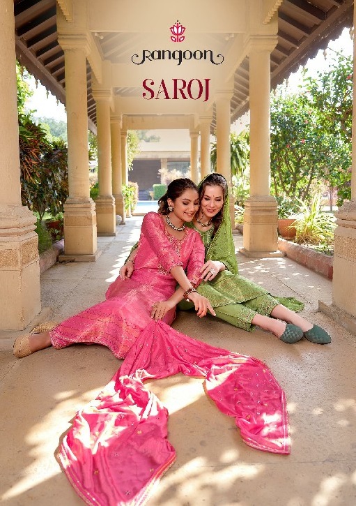 Rangoon Saroj Wholesale Readymade 3 Piece Salwar Kameez