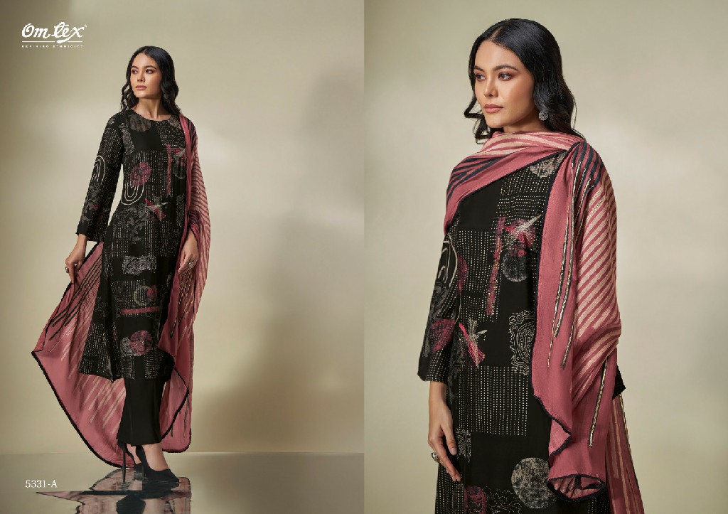 Omtex Adria Wholesale Daisy Silk With Hand Work Suits