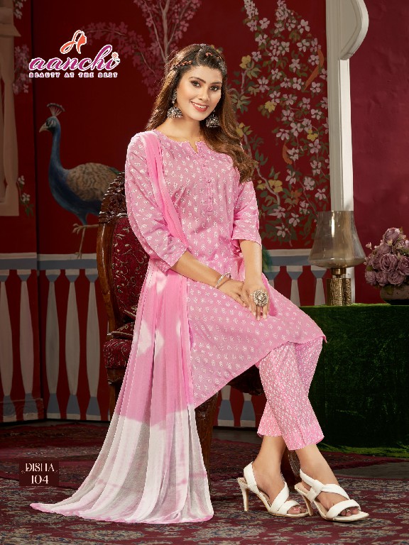 Aanchi Disha Wholesale Readymade 3 Piece Salwar Suits