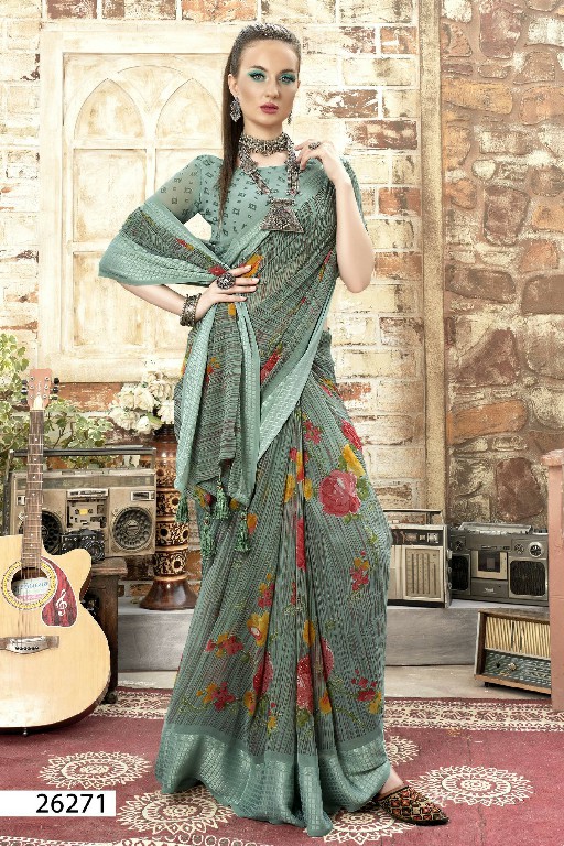 SANJULA VOL 2 BY VALLABHI PRINTS CLASSIC LOOK GEORGETTE SAREE WITH BLOUSE