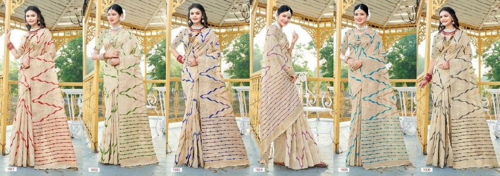 BUNAWAT MONIKA COTTON WEDDING SARIS WHOLESALER