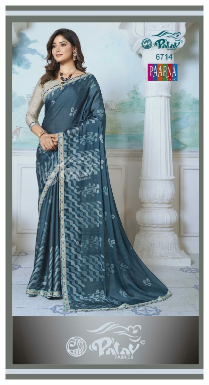 PALAV LAUNCH PAARNA VOL 67 KREEVA GEORGETTE CLASSY LOOK SAREE