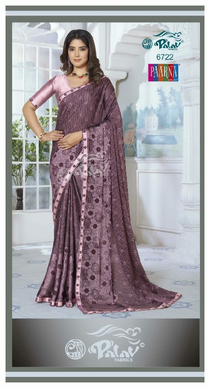 PALAV LAUNCH PAARNA VOL 67 KREEVA GEORGETTE CLASSY LOOK SAREE