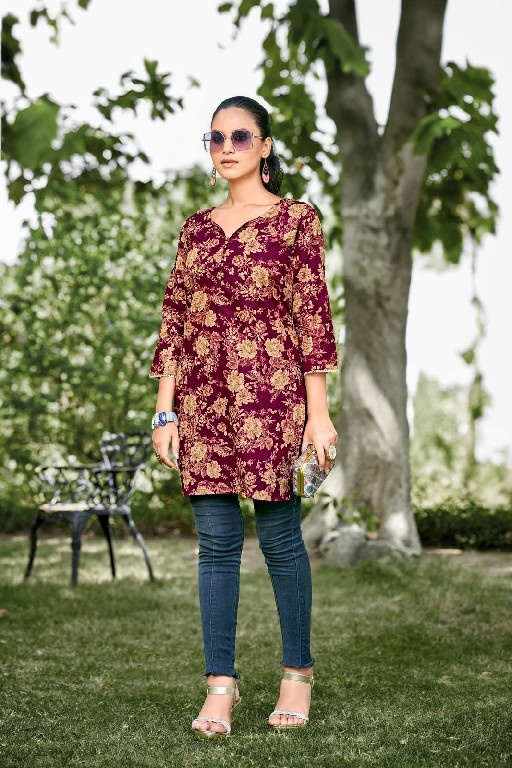 Tips And Tops Victoria Vol-4 Wholesale Fancy Short Tops Collection