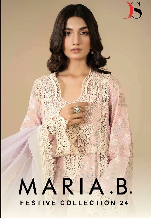 Deepsy Maria B Festive Collection 24 Wholesale Organza With Embroidery Pakistani Suits