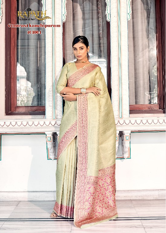 RAJPATH AAIDEHI SILK 104001-104006 AMAZING SOFT HANDLOOM KANJIVARAM WEAVING SILK SAREES