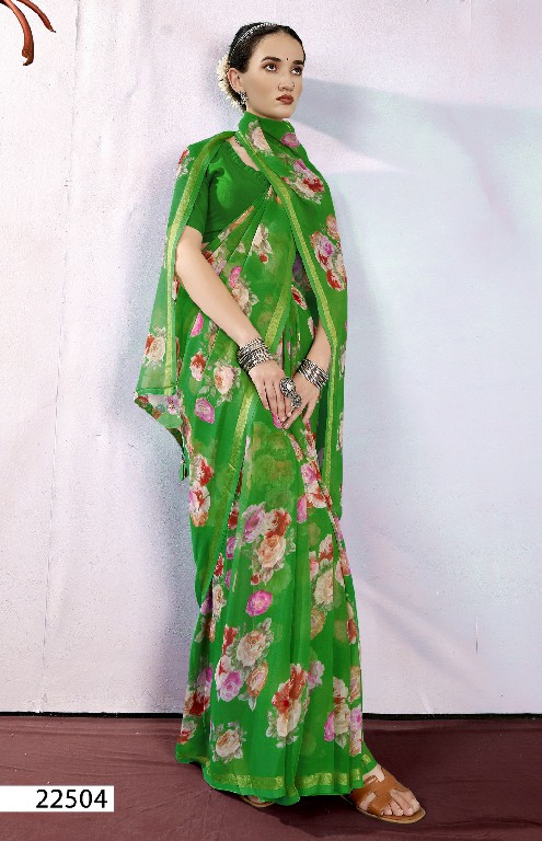 VALLABHI PRINTS TARUSHI COLOUR ADDITION STYLISH GEORGETTE SAREE