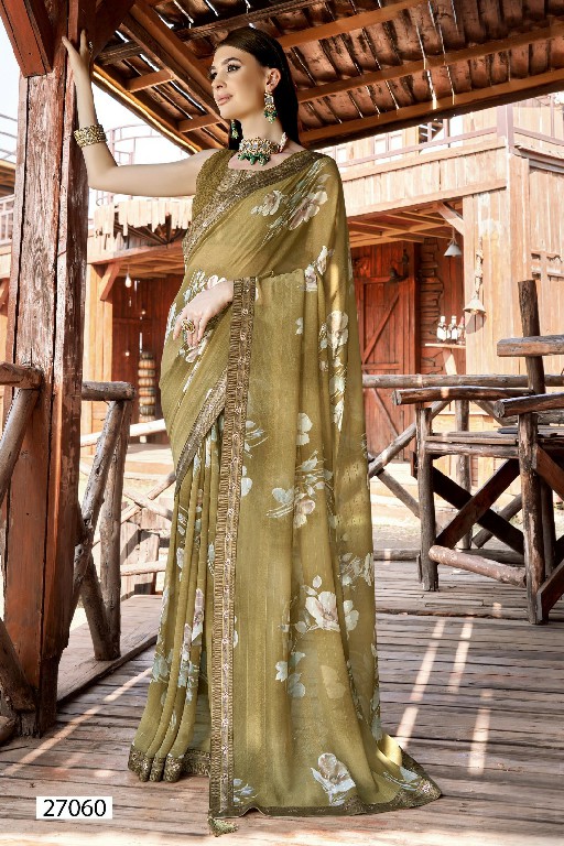Vallabhi Snehangi Wholesale Georgette Fabrics Ethnic Sarees