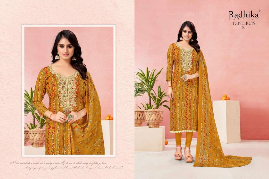 Radhika Azara Lotus Wholesale Pure Jaam Cotton Dress Material