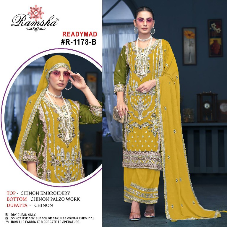 Ramsha R-1178 Wholesale Readymade Indian Pakistani Suits