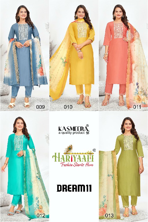 Hariyaali Dream 11 Vol-1 Wholesale Readymade Salwar Suits Combo