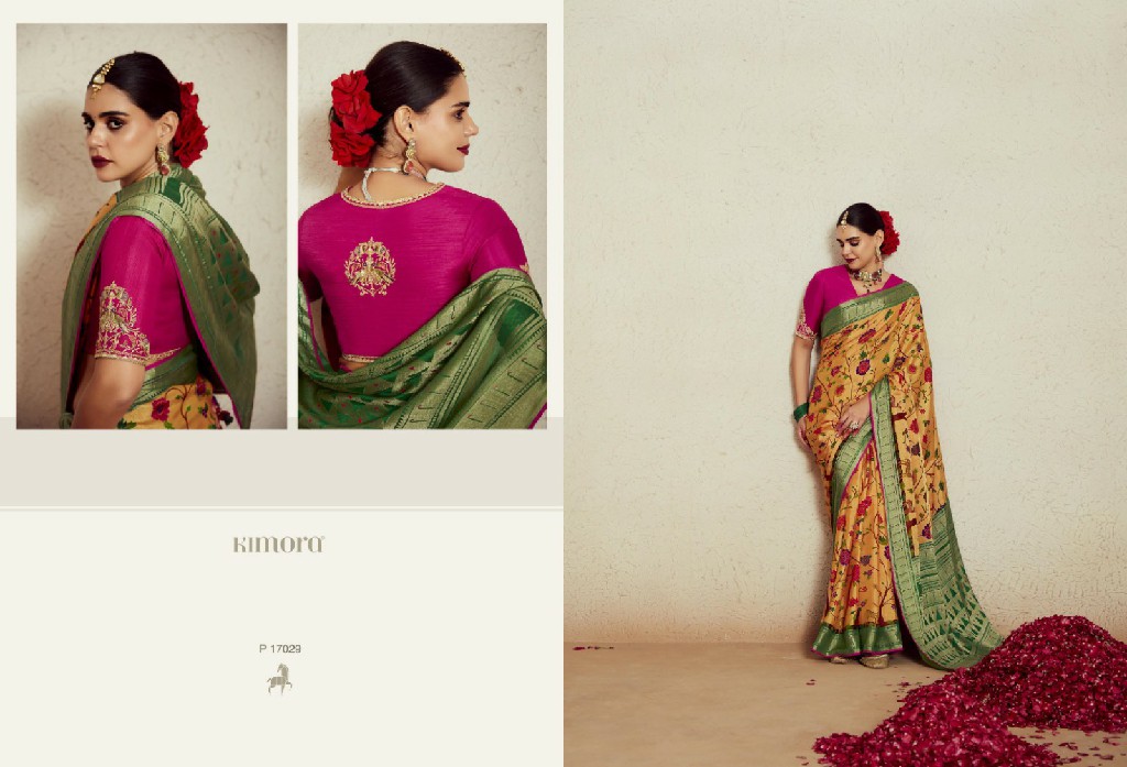 Kimora Meera Vol-14 Wholesale Function Wear Indian Ethnic Sarees