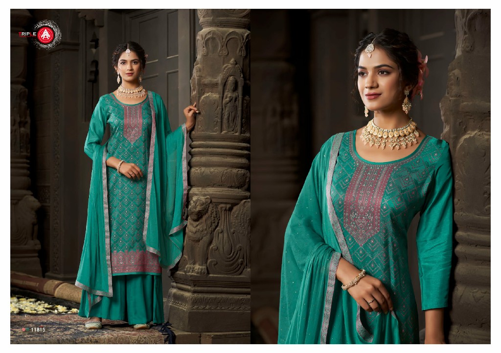 Triple AAA Jenika Wholesale Pure Russian Silk Jacquard Dress Material