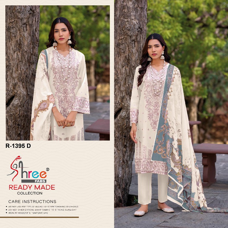 Shree Fabs R-1395 Wholesale Readymade Indian Pakistani Suits