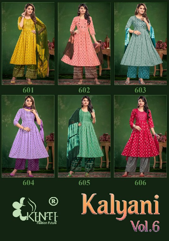 Kinti Kalyani Vol-6 Wholesale Nayra Top With Plazo With Dupatta