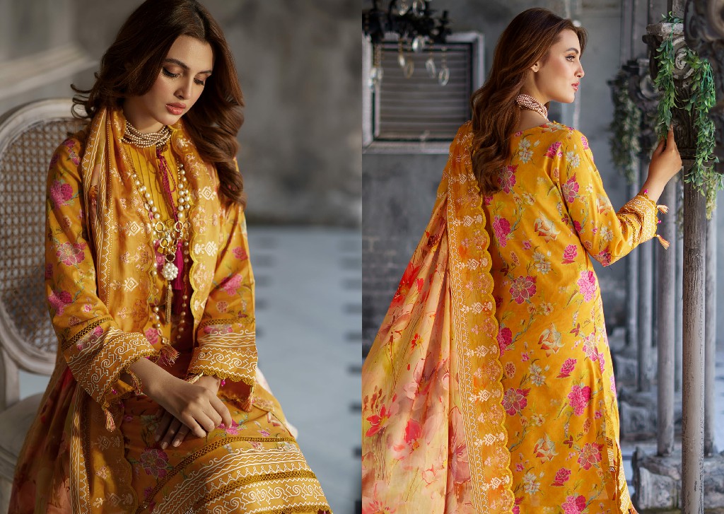 Alzohaib Cutwork Bliss Vol-2 Lawn Dupatta Edition Wholesale Pakistani Suits