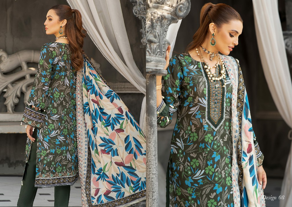 Alzohaib Cutwork Bliss Vol-2 Lawn Dupatta Edition Wholesale Pakistani Suits