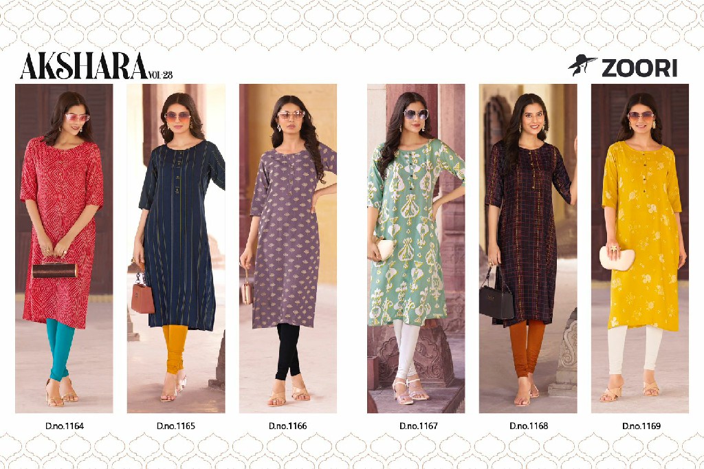 ZOORI PRESENTS AKSHARA VOL 28 FULL STITCH WHOLESALE CLASSIC BIG SIZE LONG KURTI