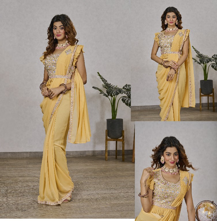 Jivora Bliss D.no 1051 To 1068 Series Wholesale Designer Stitched Sarees