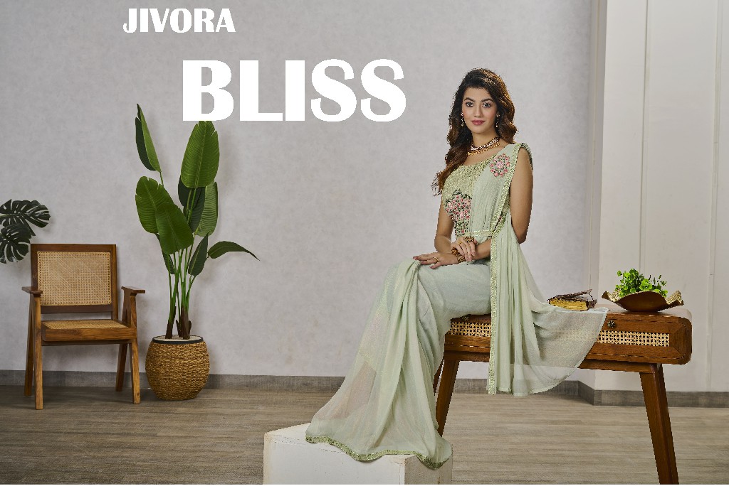 Jivora Bliss D.no 1051 To 1068 Series Wholesale Designer Stitched Sarees