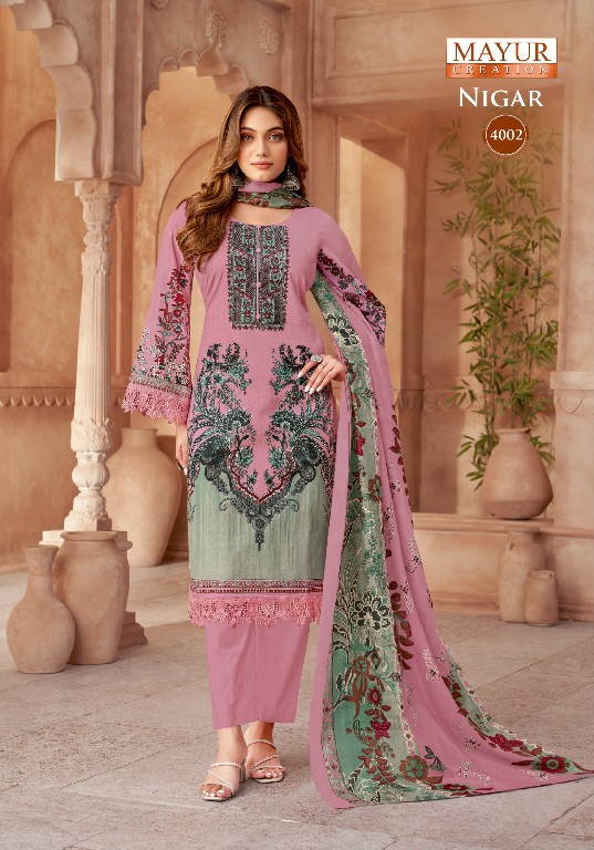 Mayur Nigar Vol-4 Wholesale Pure Cotton Printed Dress Material