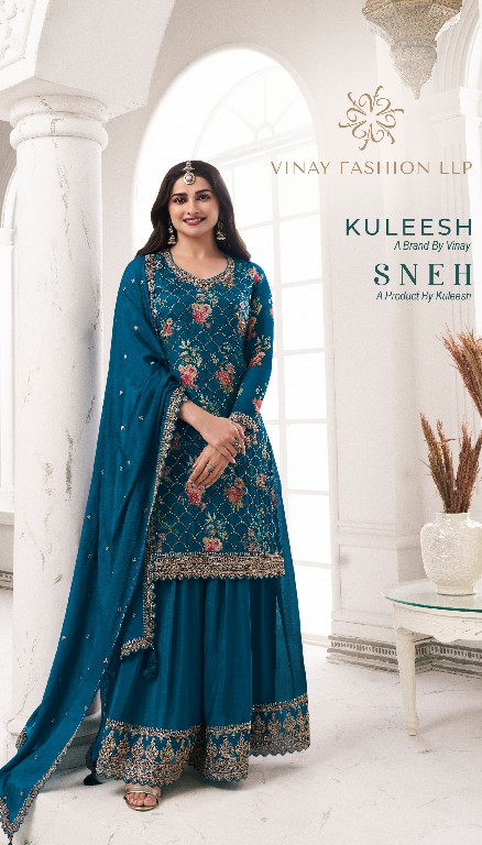 KULEESH SNEH HITLIST BY VINAY CHINON EMBROIDERED STYLISH SALWAR SUIT MATERIAL