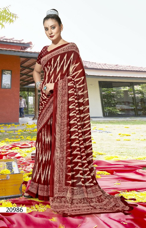 Vallabhi Guleri Vol-2 Wholesale Georgette Fabrics Ethnic Sarees