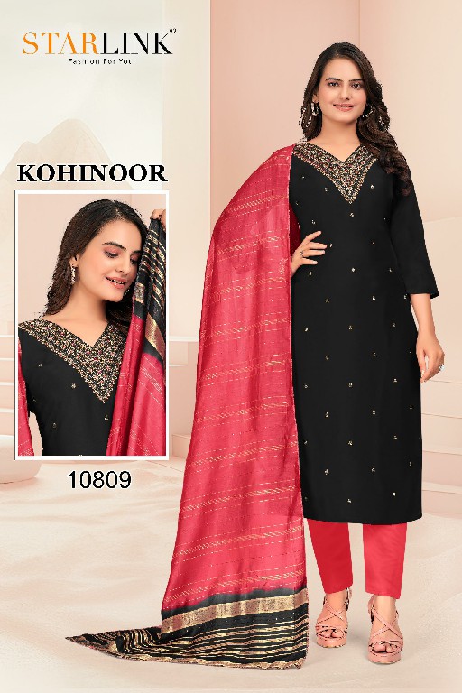 Starlink Kohinoor Wholesale Readymade 3 Piece Salwar Suits Combo