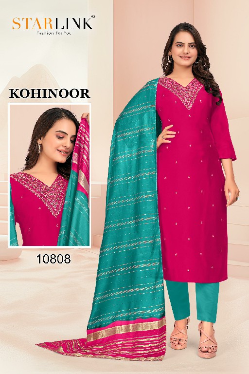 Starlink Kohinoor Wholesale Readymade 3 Piece Salwar Suits Combo