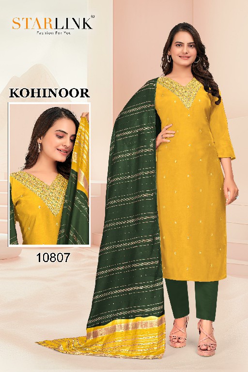 Starlink Kohinoor Wholesale Readymade 3 Piece Salwar Suits Combo