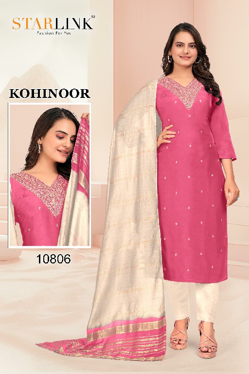 Starlink Kohinoor Wholesale Readymade 3 Piece Salwar Suits Combo