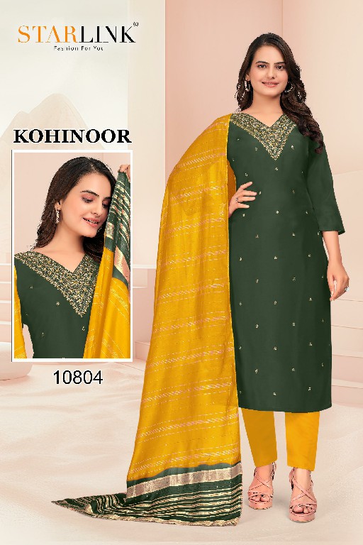 Starlink Kohinoor Wholesale Readymade 3 Piece Salwar Suits Combo