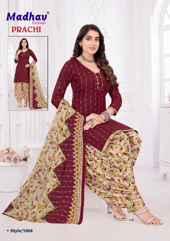 Madhav Prachi Vol-7 Wholesale Pure Designer Cotton Printed Dress Material