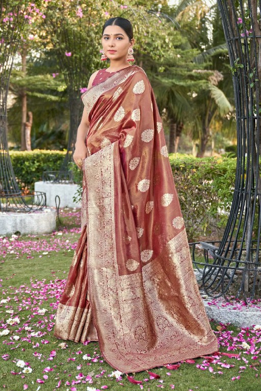 Monjolika Maheen Wholesale Simar Silk With Weaving Work Rich Pallu Sarees