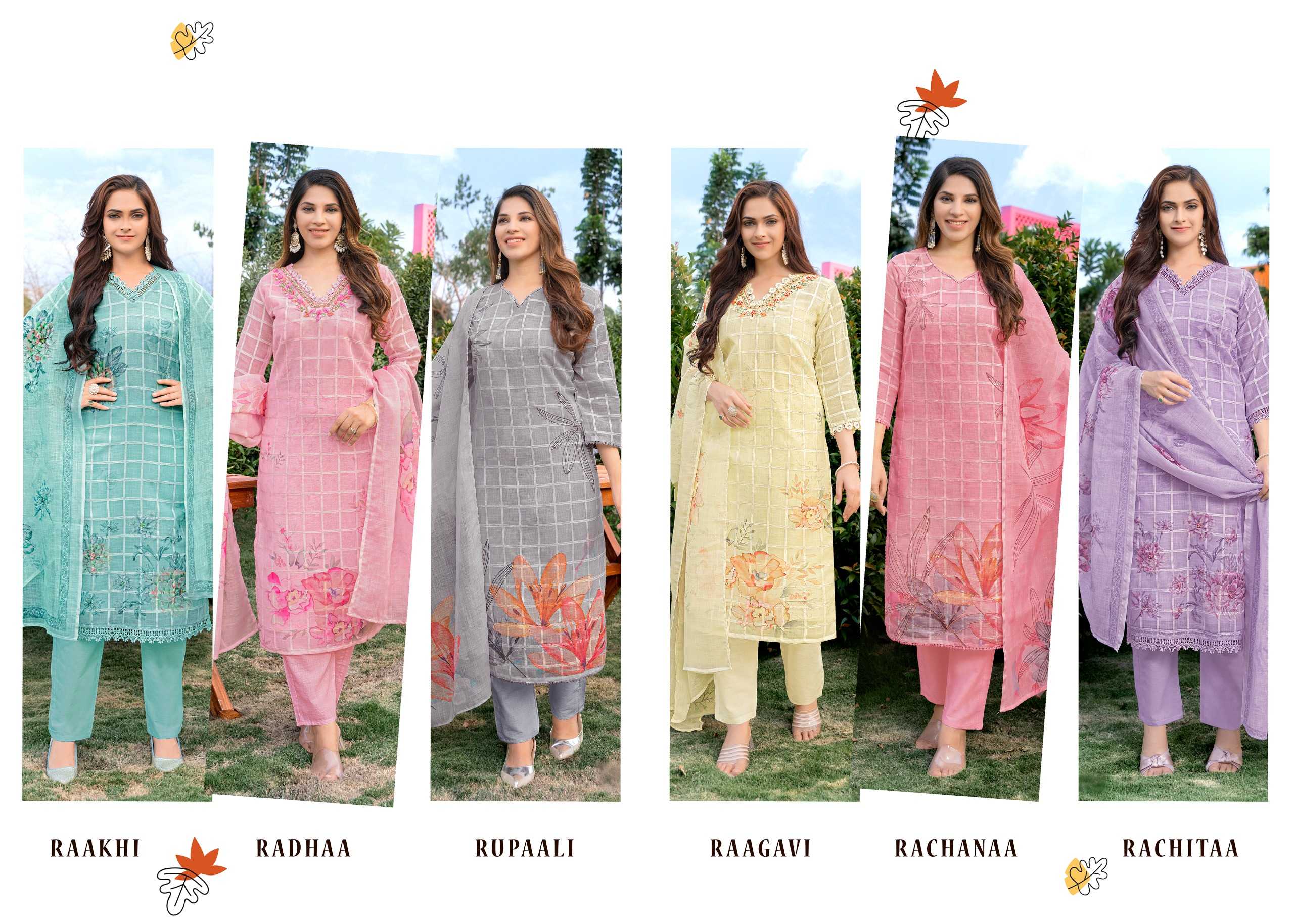 SHRUTI SUIT SHADES OF SUMMER FULLY STITCH PRETTY LOOK SALWAR SUIT