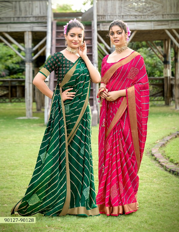 SAUMYA BEGINS KHUSHI HAND MADE LATKANS BEST COLOURS FANCY SAREE