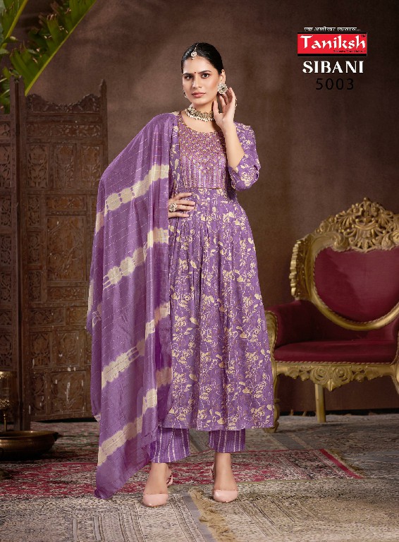 Taniksh Sibani Vol-5 Wholesale Skivans Embroidery Work Kurti With Pant And Dupatta