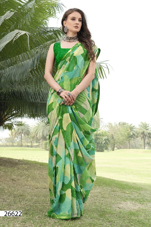 Vallabhi Leena Vol-4 Wholesale Georgette Fabrics Indian Sarees