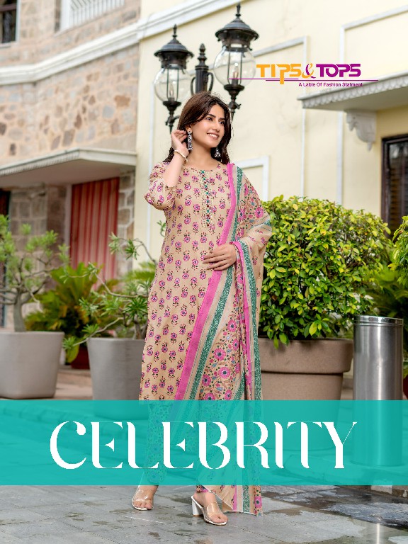 Tips And Tops Celebrity Wholesale Readymade 3 Piece Salwar Suits